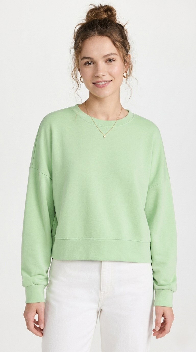 Douceur Dropped Shoulder Sweatshirt