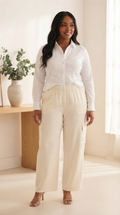 Aviateur Cream Cargo Pants