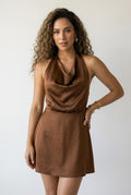 Lueur Satin Mini Dress