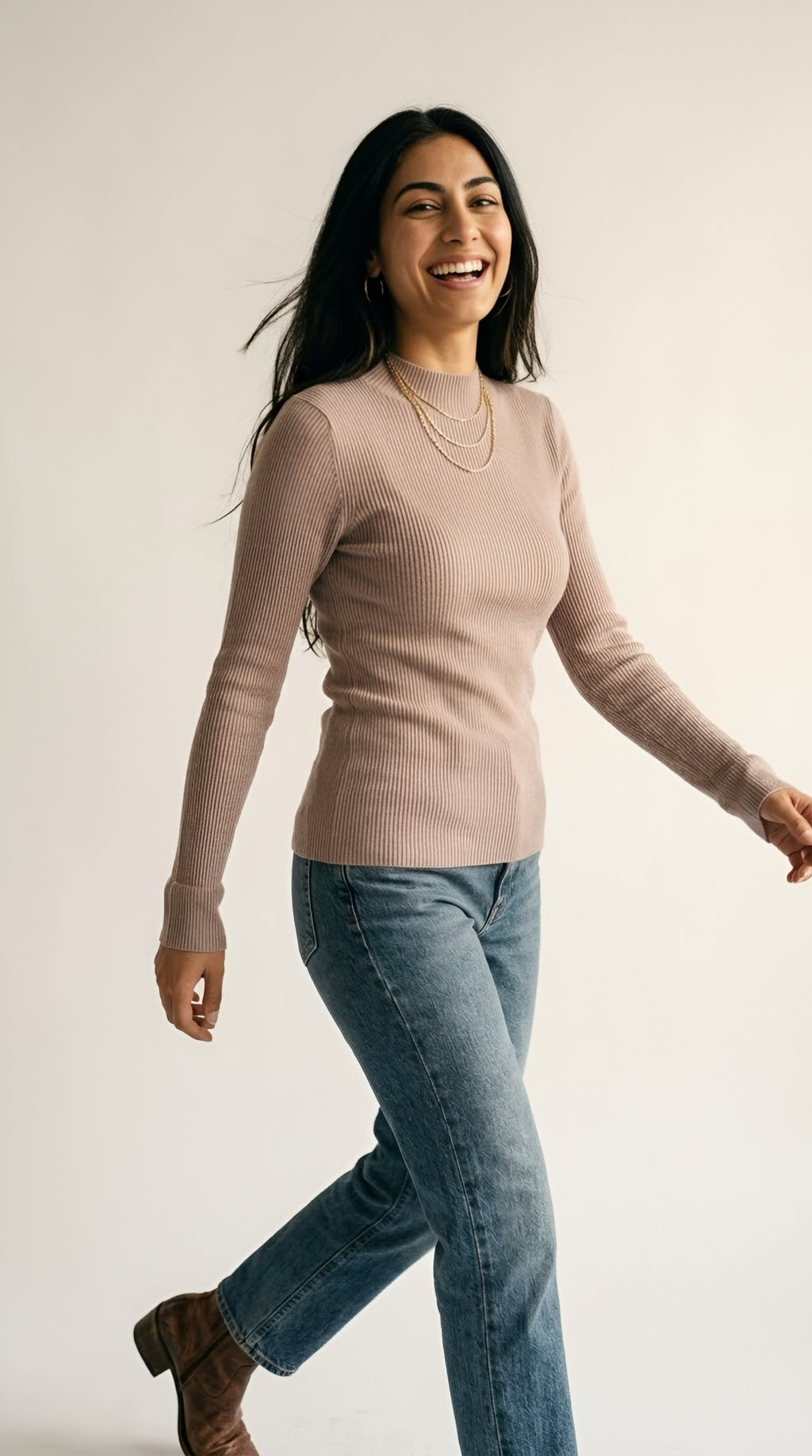 Mérinos Fine Rib Sweater