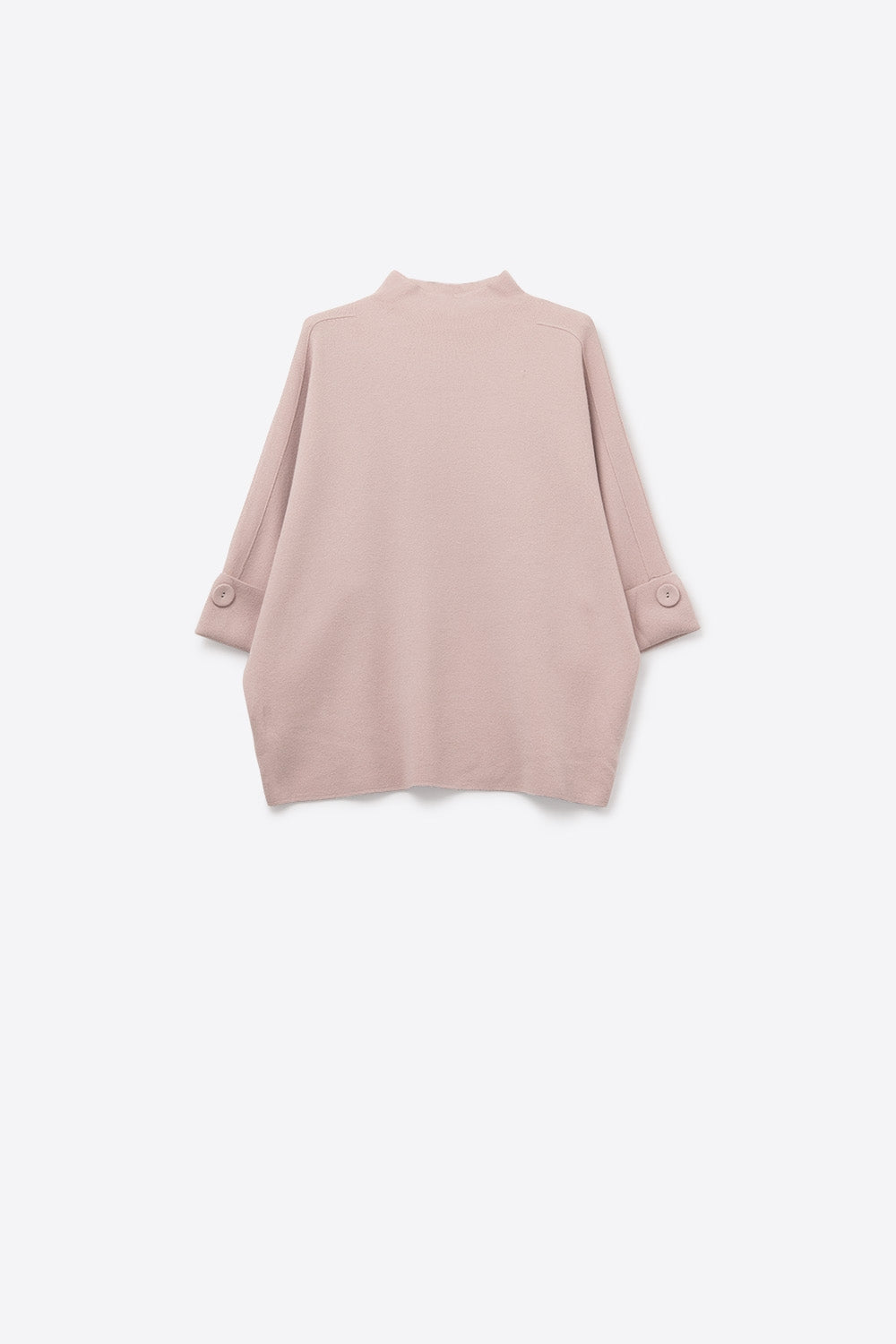 Nacelle Button Sleeve Knit Sweater