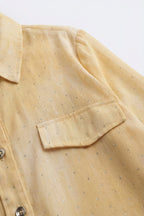 Nuée Strass Chiffon Shirt