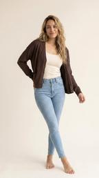 Poche Fine Knit Cardigan