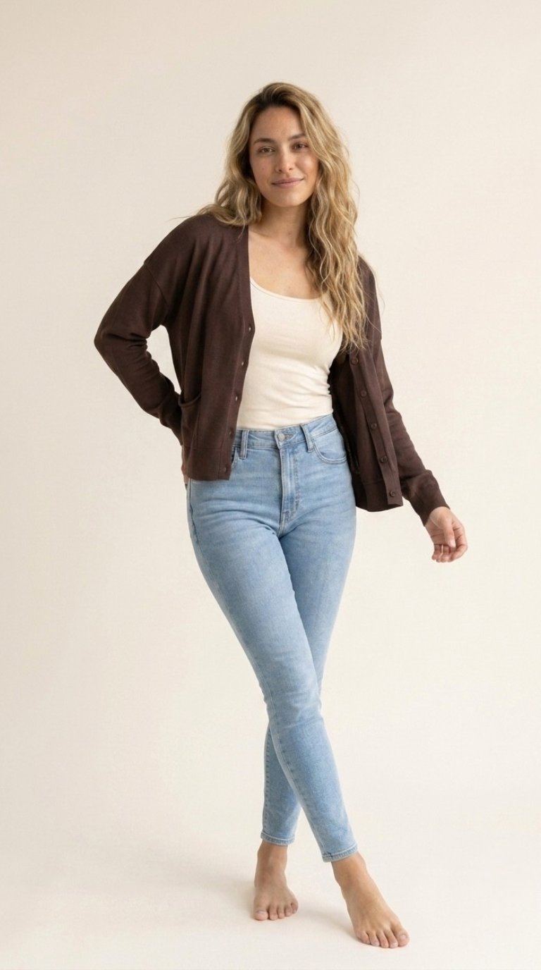 Poche Fine Knit Cardigan