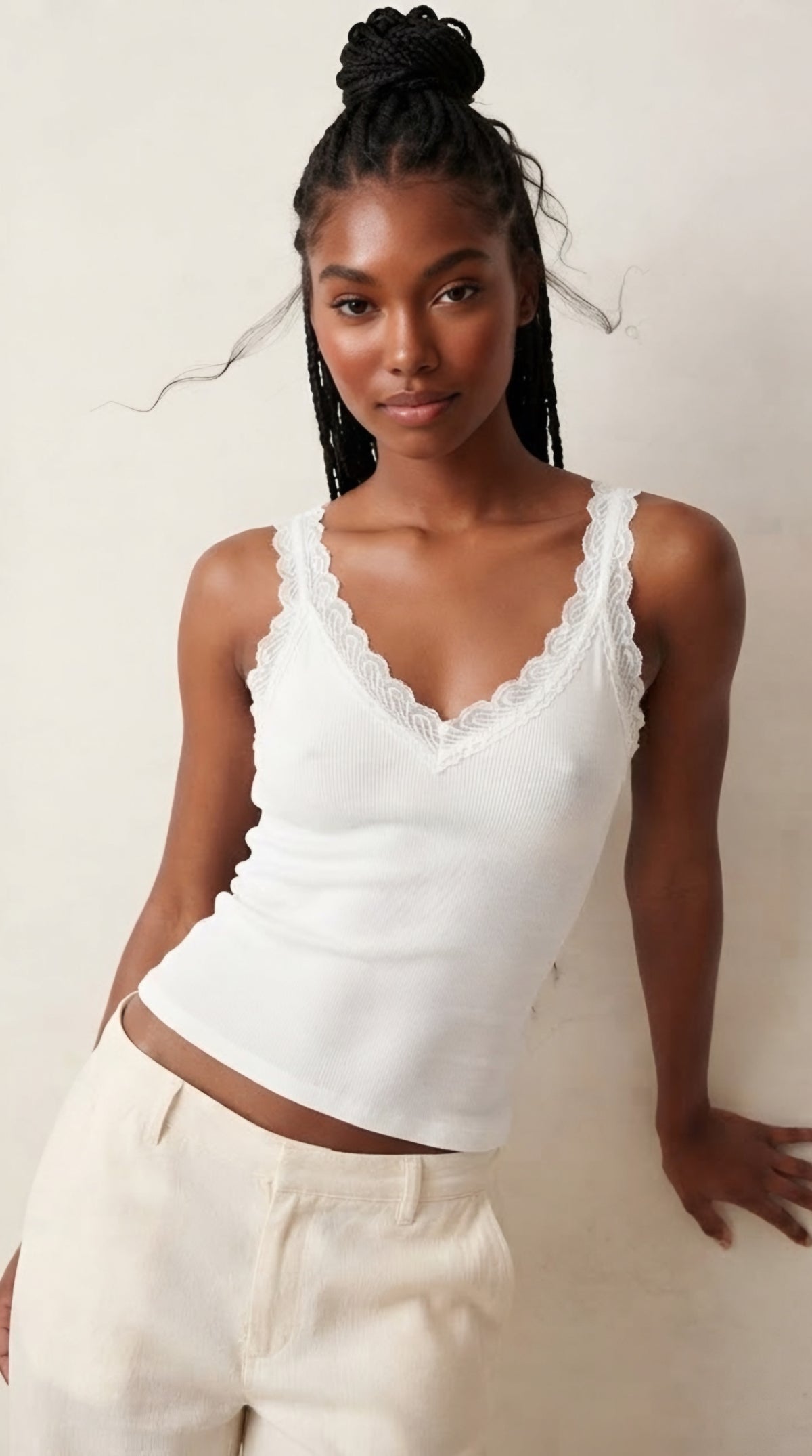 Écume Lace Trim Camisole