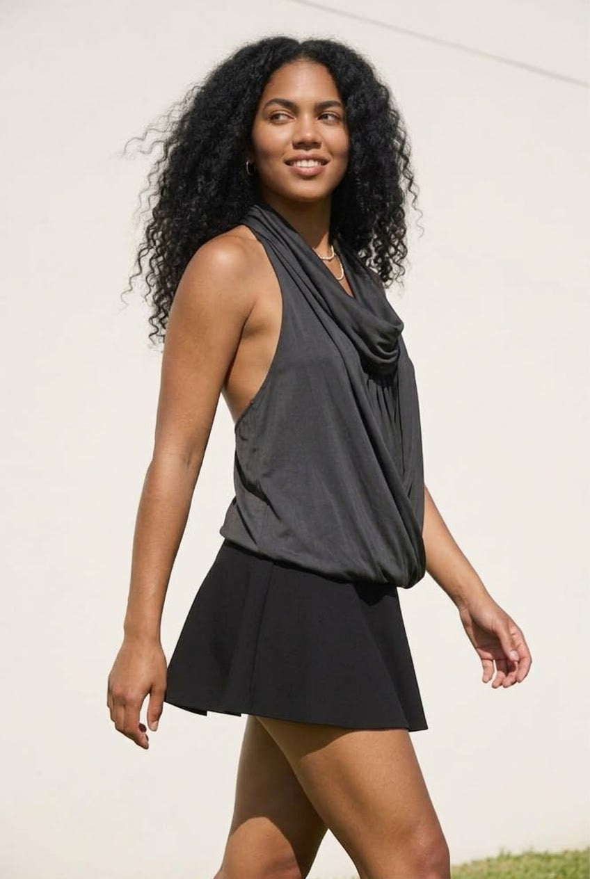 Nacelle Satin Halter Top