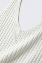Nerveux Ribbed V-Neck Tank
