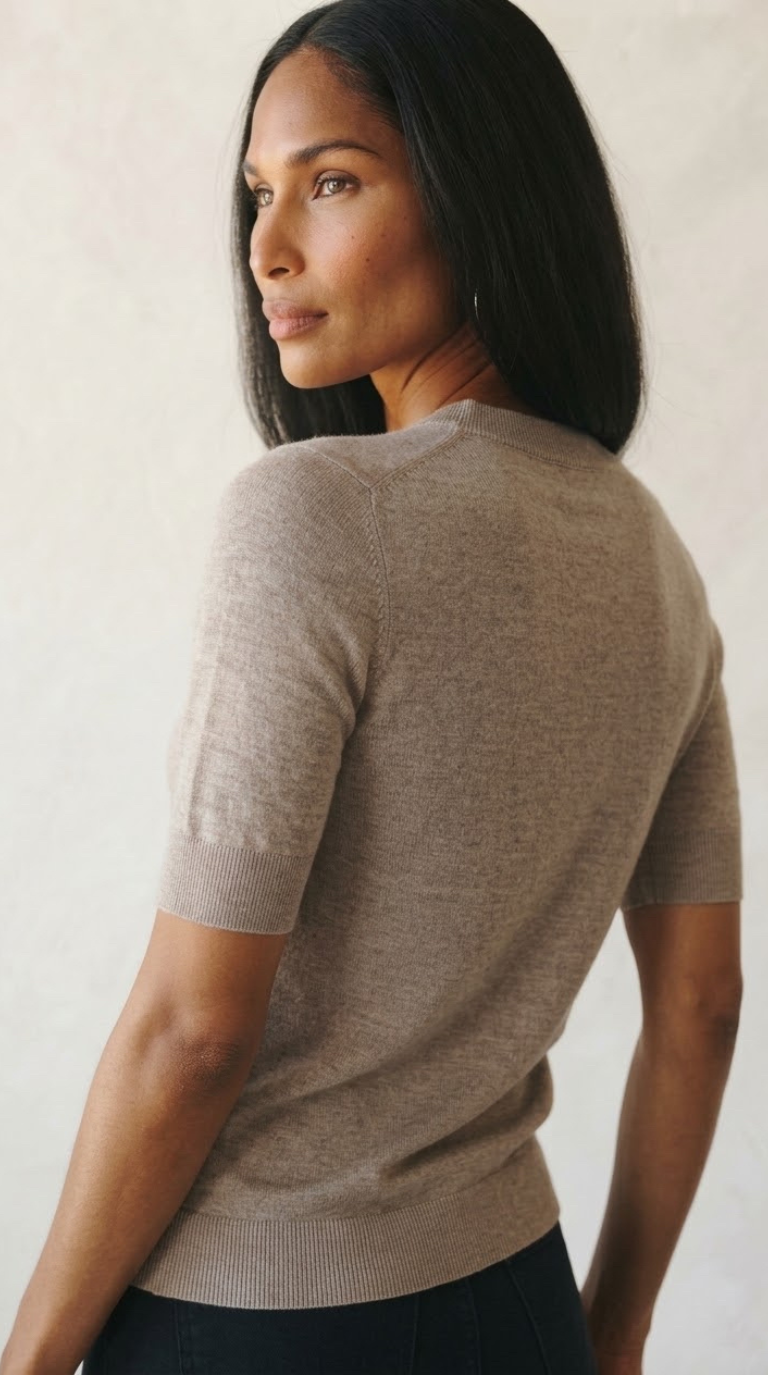 Laine Fine Knit Crew Neck