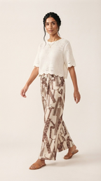 Tierra Abstract Palazzo Pants