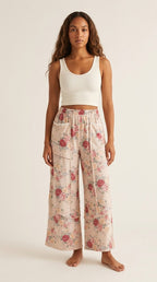 Rosier Floral Wide Leg Bottoms