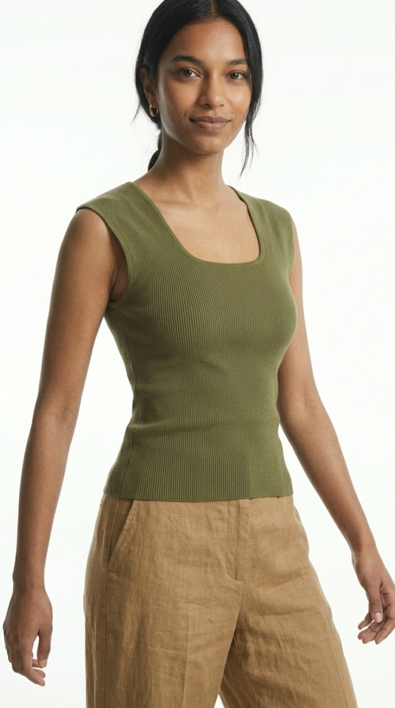 Sillon Ribbed Knit Sweater