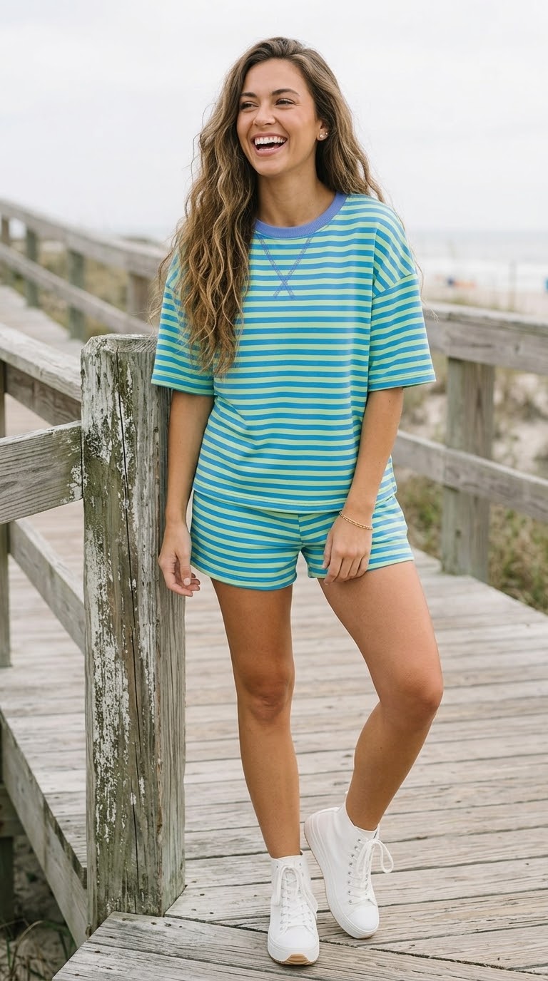 Rayure Stripe Lounge Set
