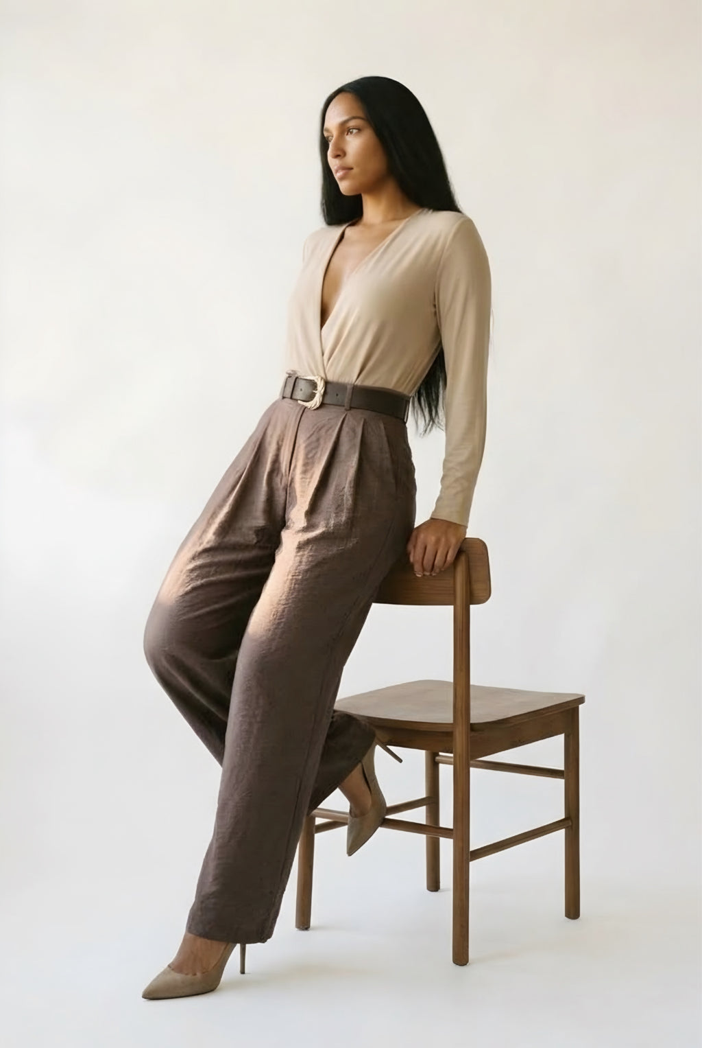 Sillon Belted Wide Leg Pants