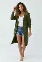 Capucine Long Ribbed Cardigan
