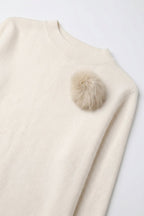 Flocon Pom-Pom Knit Sweater
