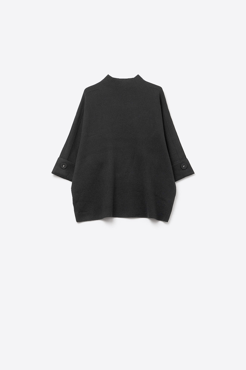Nacelle Button Sleeve Knit Sweater