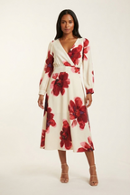Tropique Wrap Midi Dress
