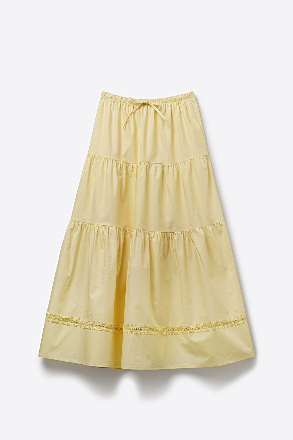 Ficelle Lace Detail Maxi Skirt