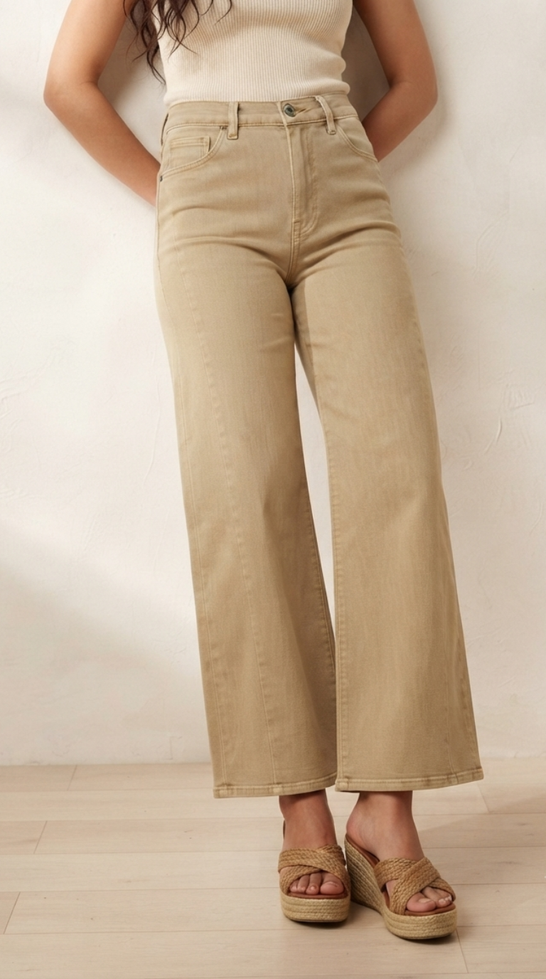 Sable Wide Leg Denim Pants