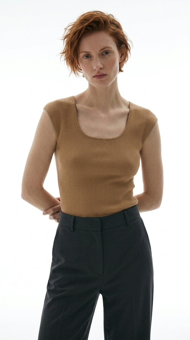 Sillon Ribbed Knit Sweater