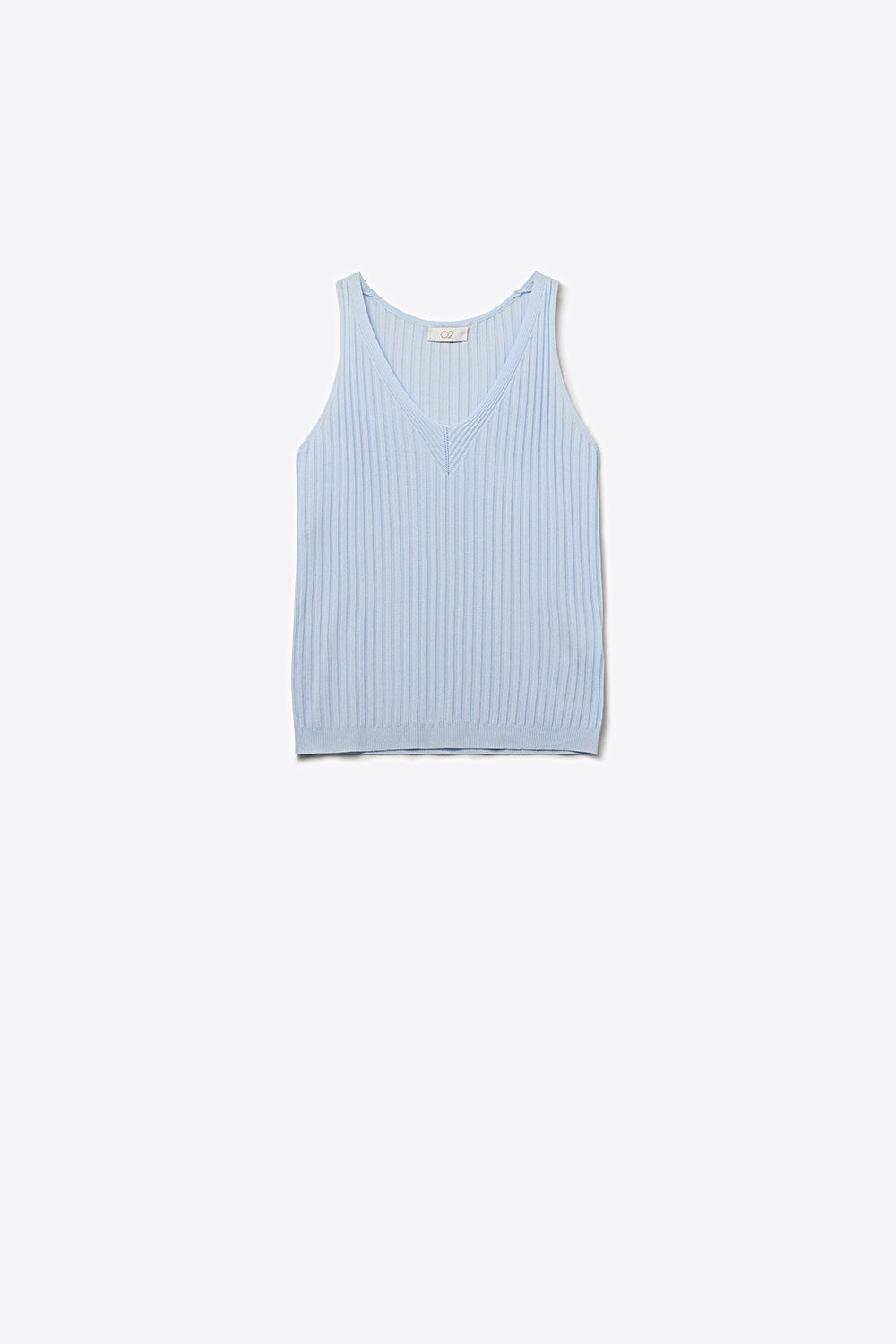 Nerveux Ribbed V-Neck Tank