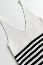 Cascade Stripe Ribbed Tank