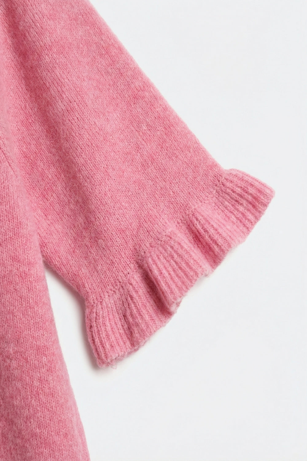 Duvet Ruffle Sleeve Sweater