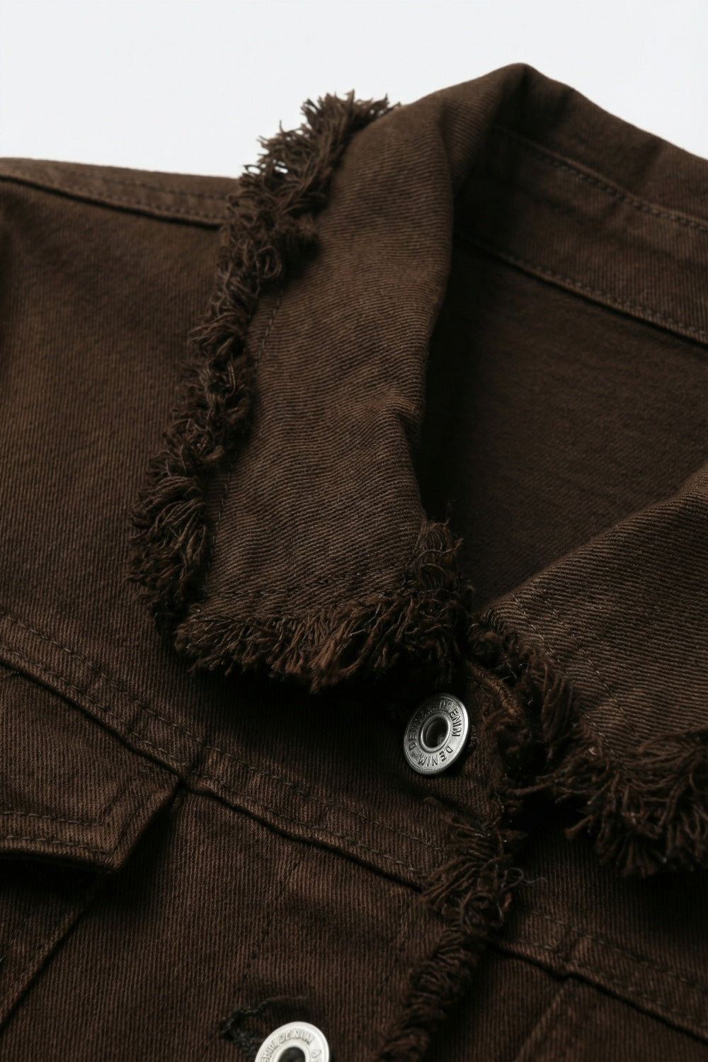 Effilé Raw Edge Denim Jacket