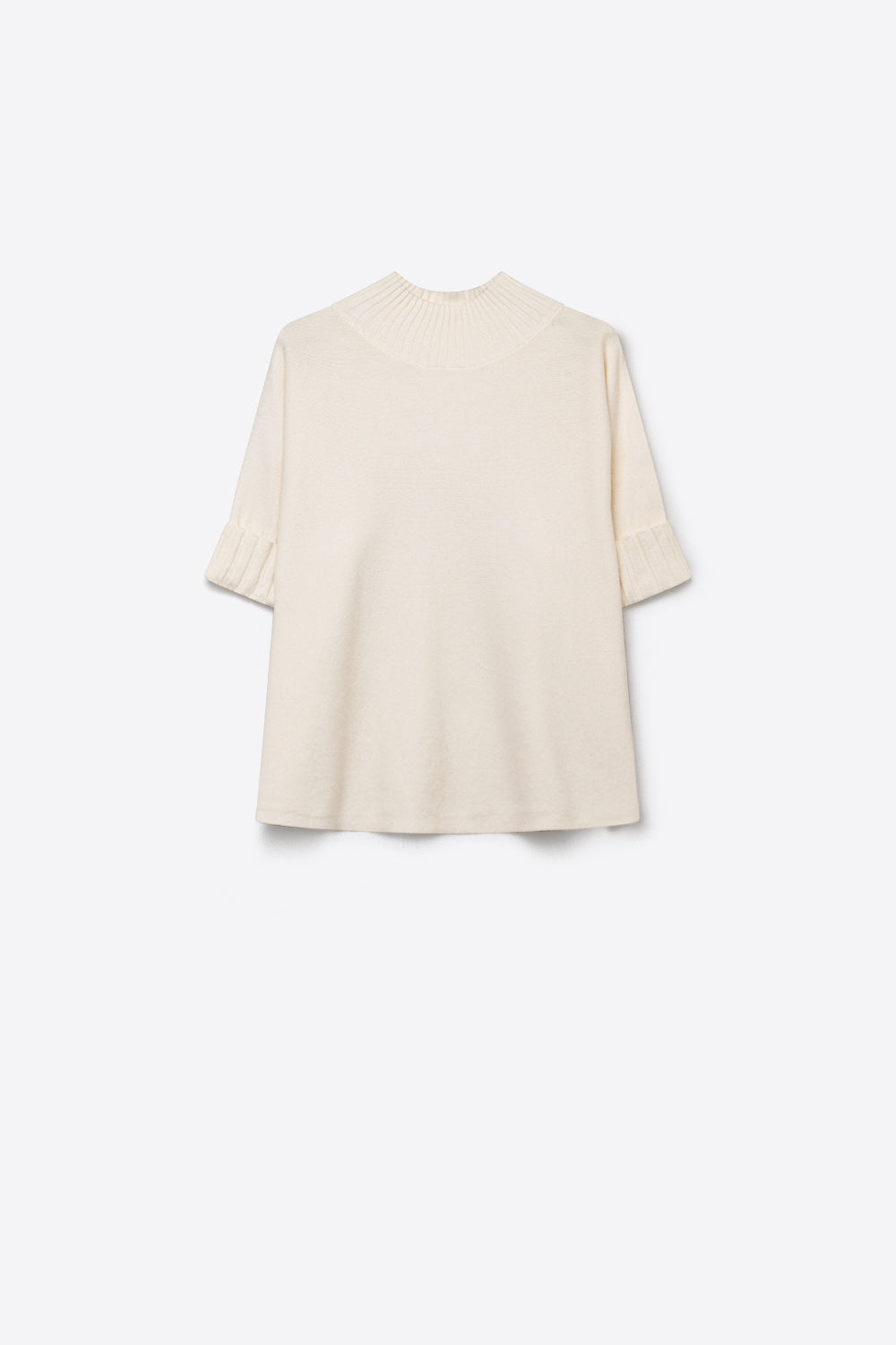 Hausse Chunky Ribbed High Collar Sweater
