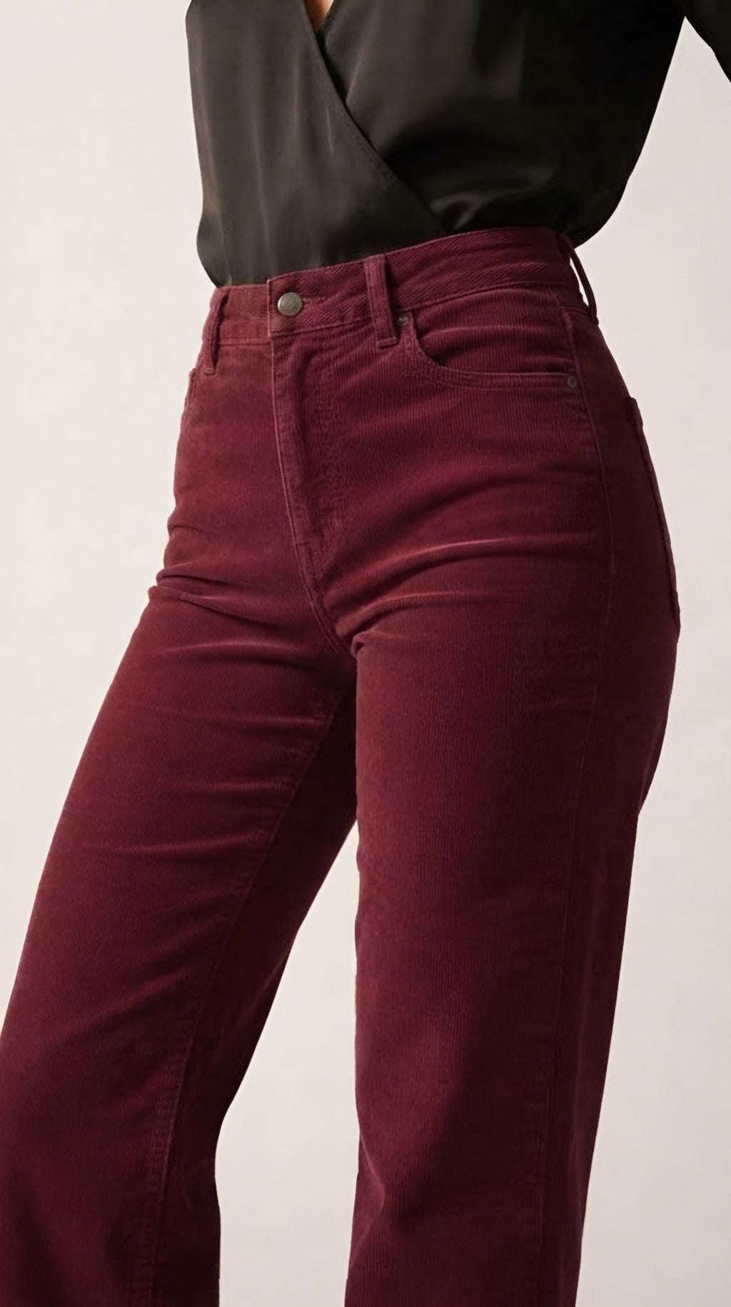 Sillon Barrel Leg Corduroy Pants