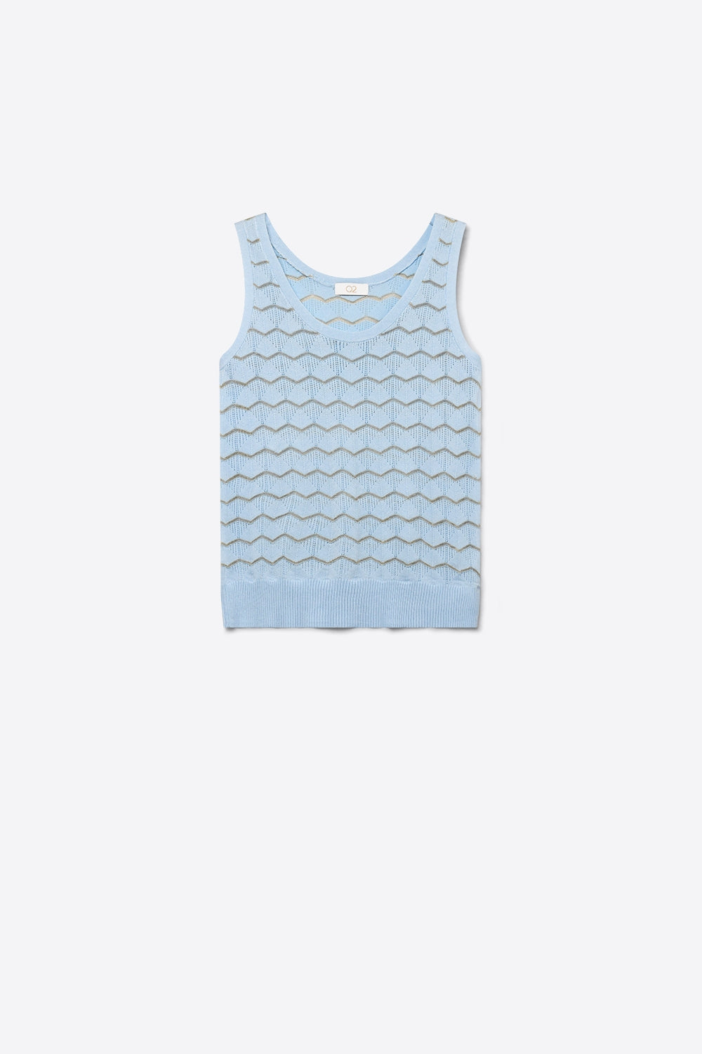Lucent Metallic Knit Tank