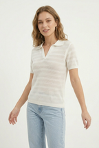 Maille Open Knit Polo