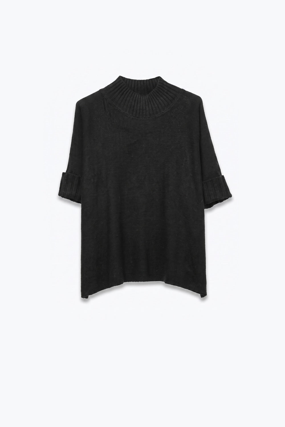 Hausse Chunky Ribbed High Collar Sweater