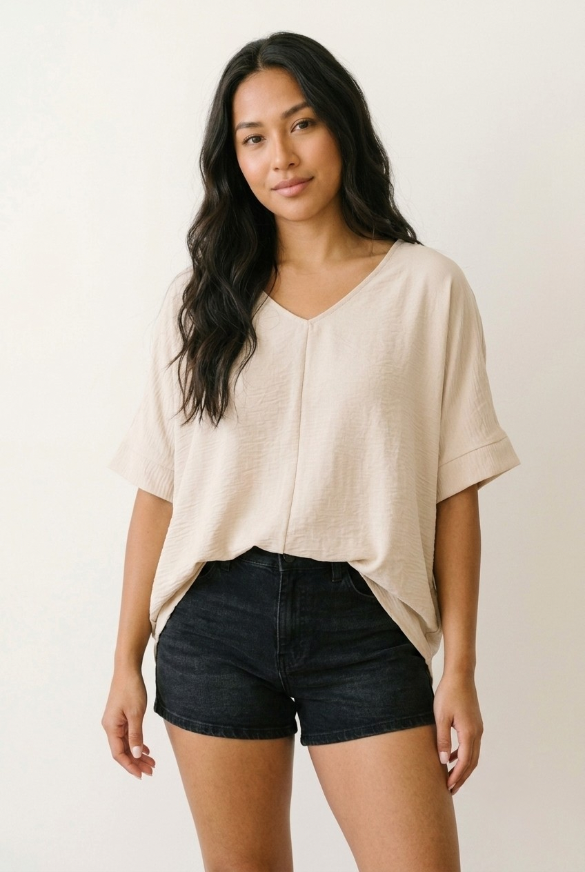 Froissé Dolman Top