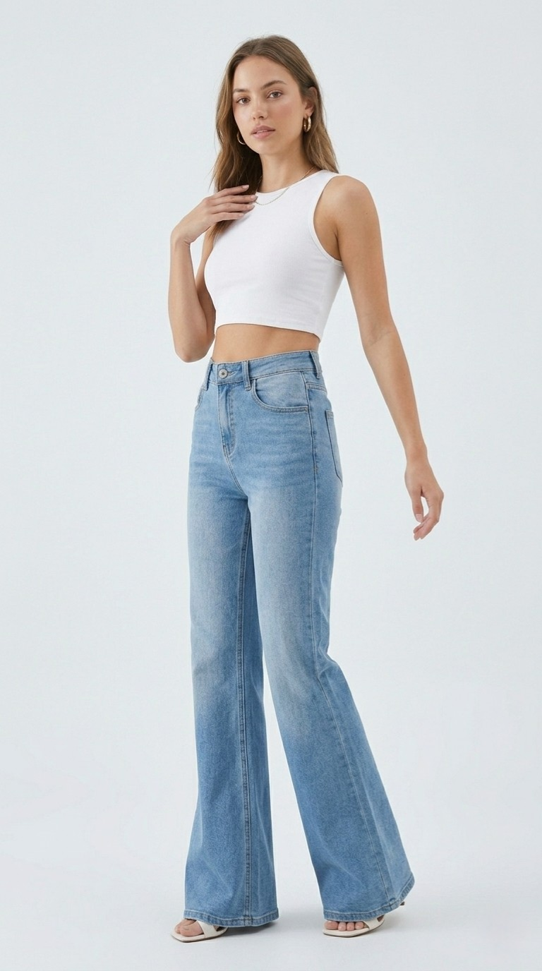 Évasé Flared Stretch Jeans