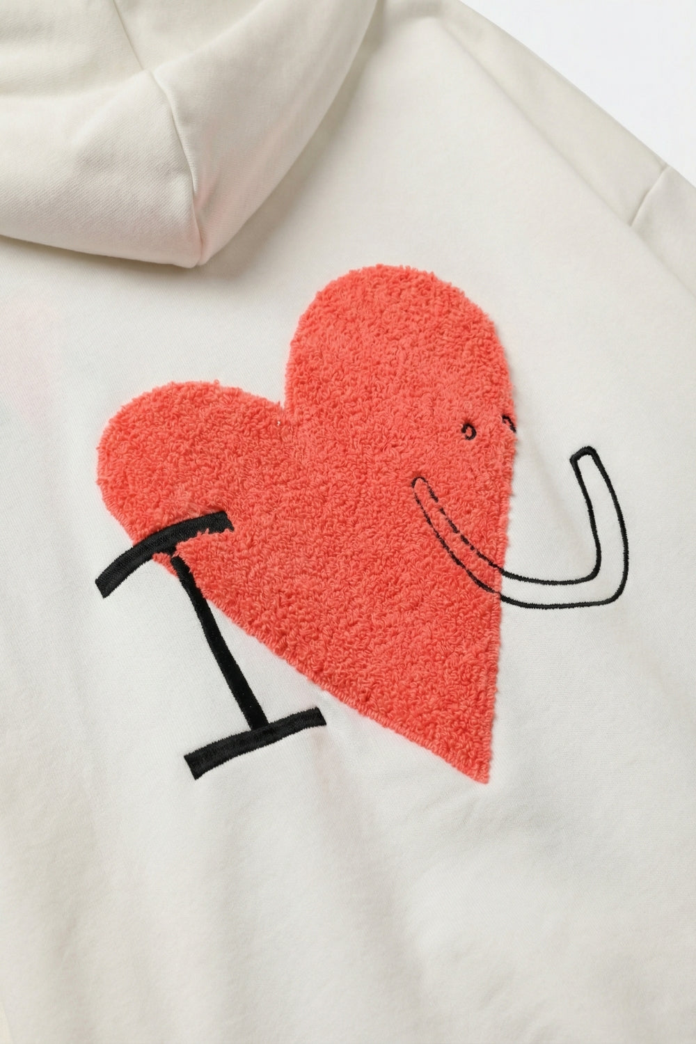 Câlin Bouclé Heart Hoodie