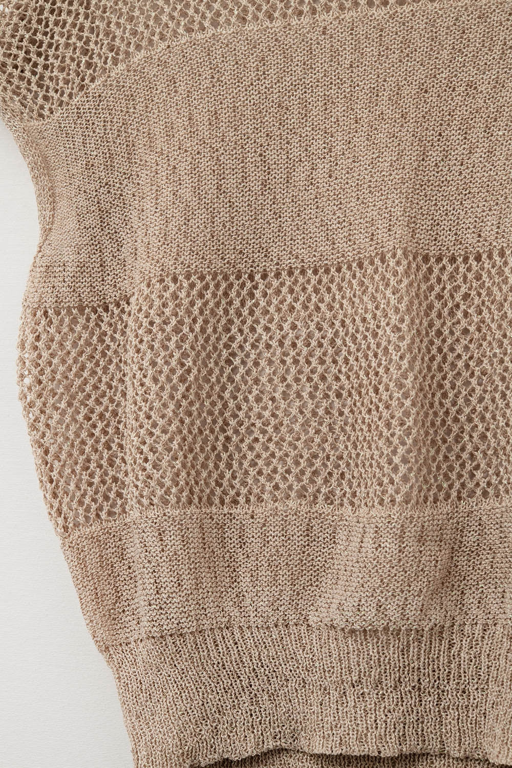 Treillis Cap Sleeve Sweater