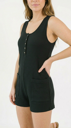 Gaufre Waffle Knit Romper