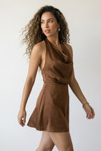 Lueur Satin Mini Dress