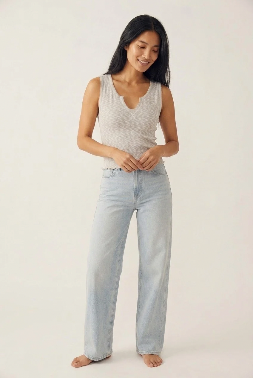 Volute Lettuce Hem Tank