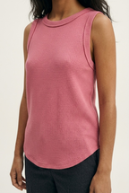 Alvéole Round Neck Waffle Tank