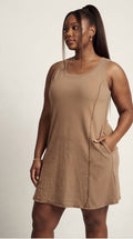Ardoise Tank Dress — Moka