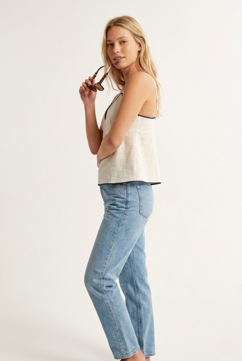 Côte Contrast Trim Cami