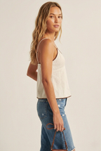 Côte Contrast Trim Cami