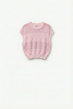 Treillis Cap Sleeve Sweater