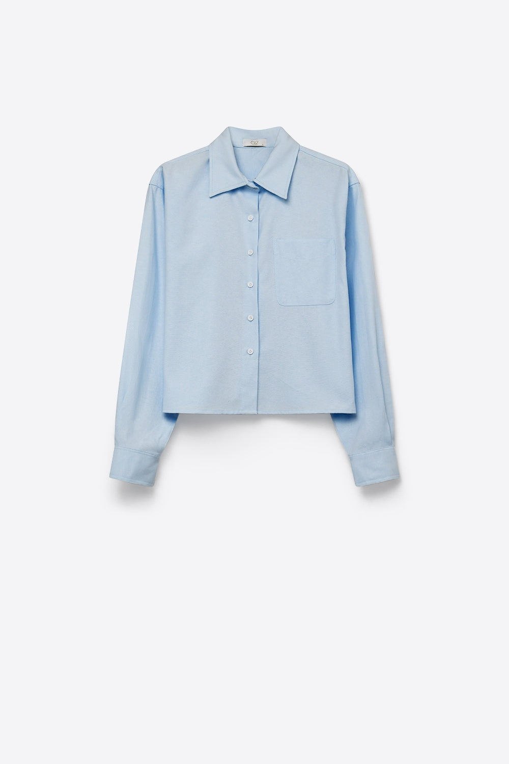 Ciel Cropped Button Shirt