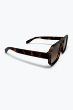 Écaille Tortoiseshell Angular Sunglasses
