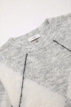 Losange Argyle Knit Sweater