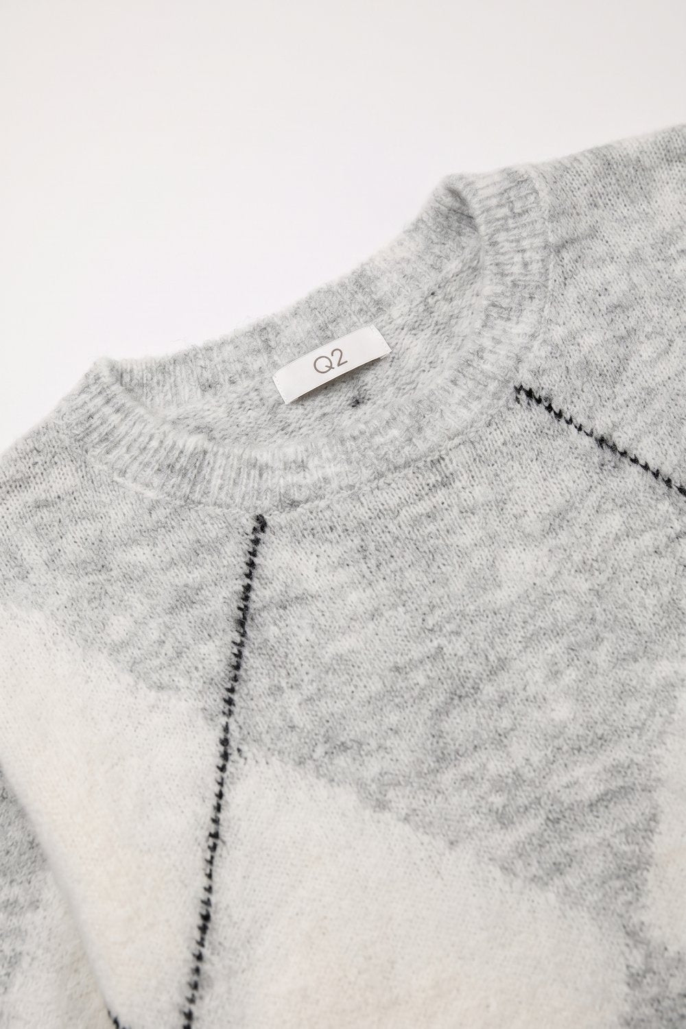 Losange Argyle Knit Sweater