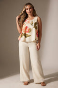 Aquarelle Floral Sleeveless Top